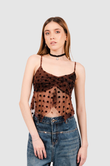 Croptop Mulay CROPTOPS NOW Marrón XS 