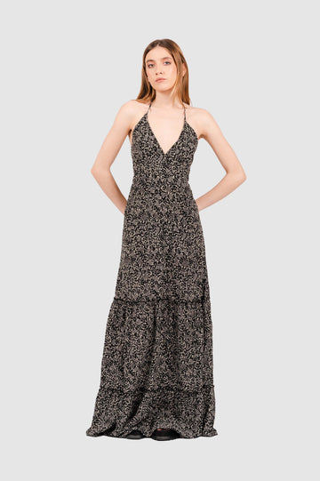 Maxi Vestido Sunsets VESTIDOS NOW Negro XS 