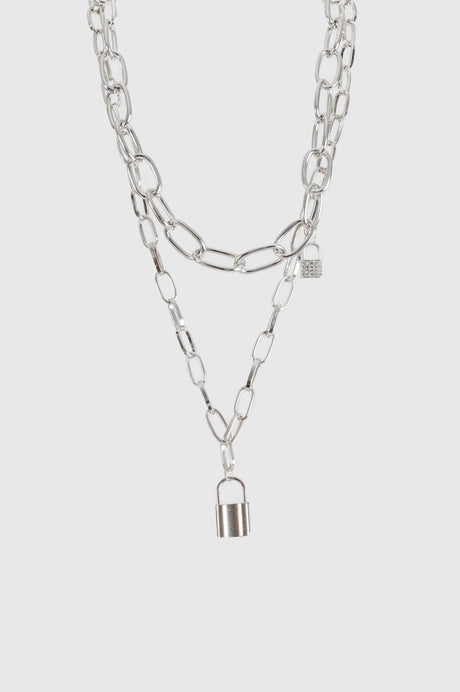 Collar Security Jgo COLLARES NOW Plateado 