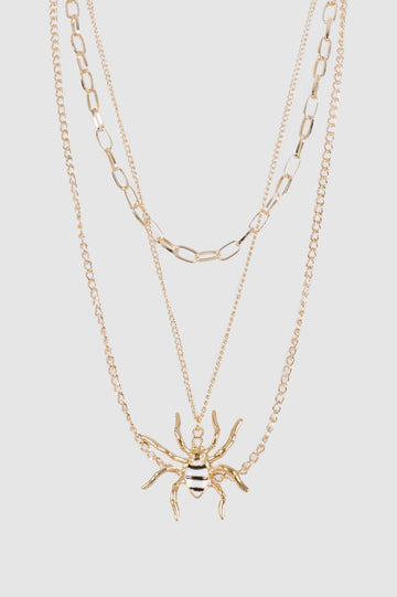 Collar Spider Jgo X3 COLLARES NOW Dorado 