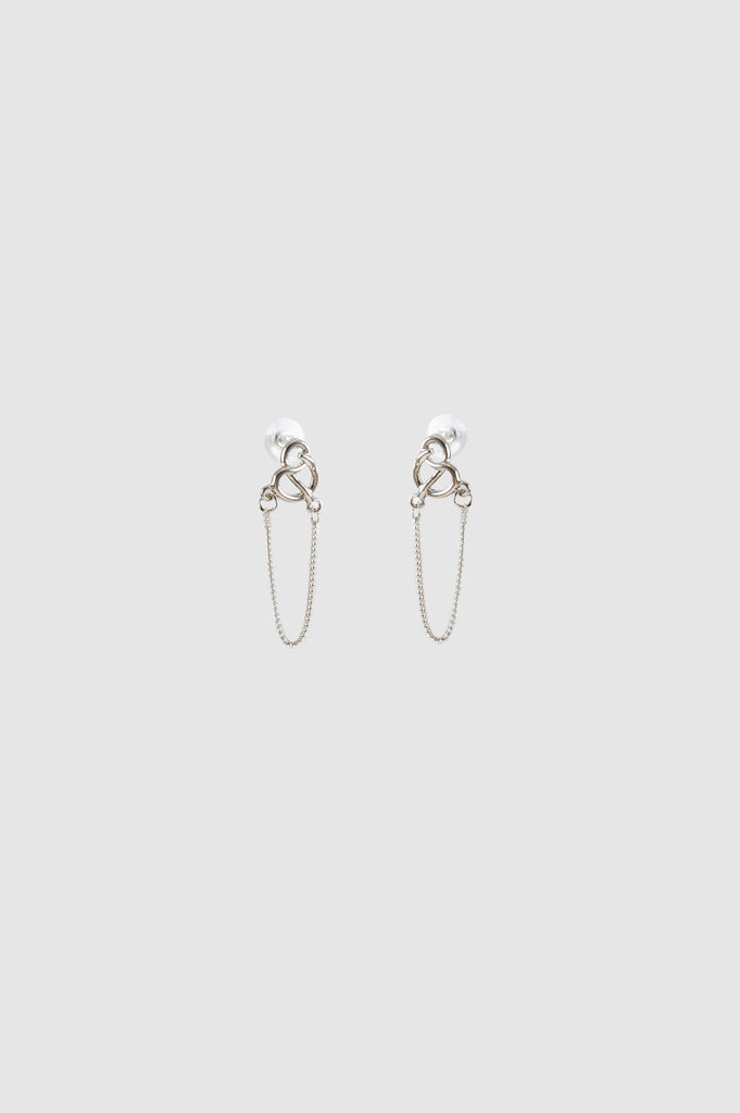 Arete Nudo ARETES NOW Plateado 