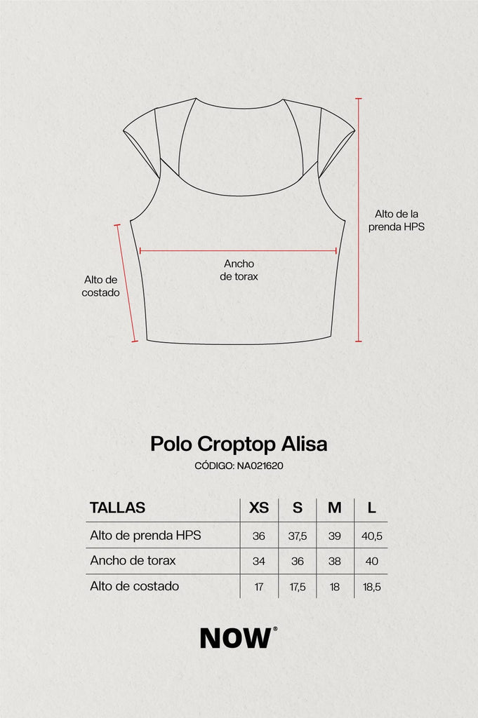 Polo Croptop Alisa POLOS NOW 