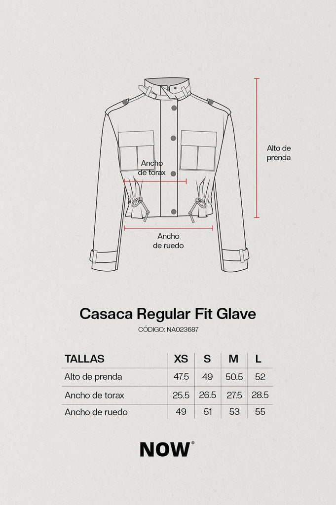 Casaca Regular Fit Glave CASACAS NOW 