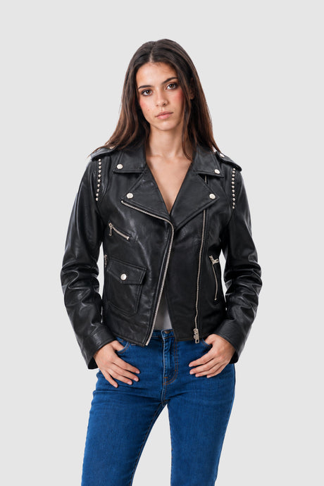 Casaca De Cuero Vegano Wildt CASACAS NOW Negro XS 