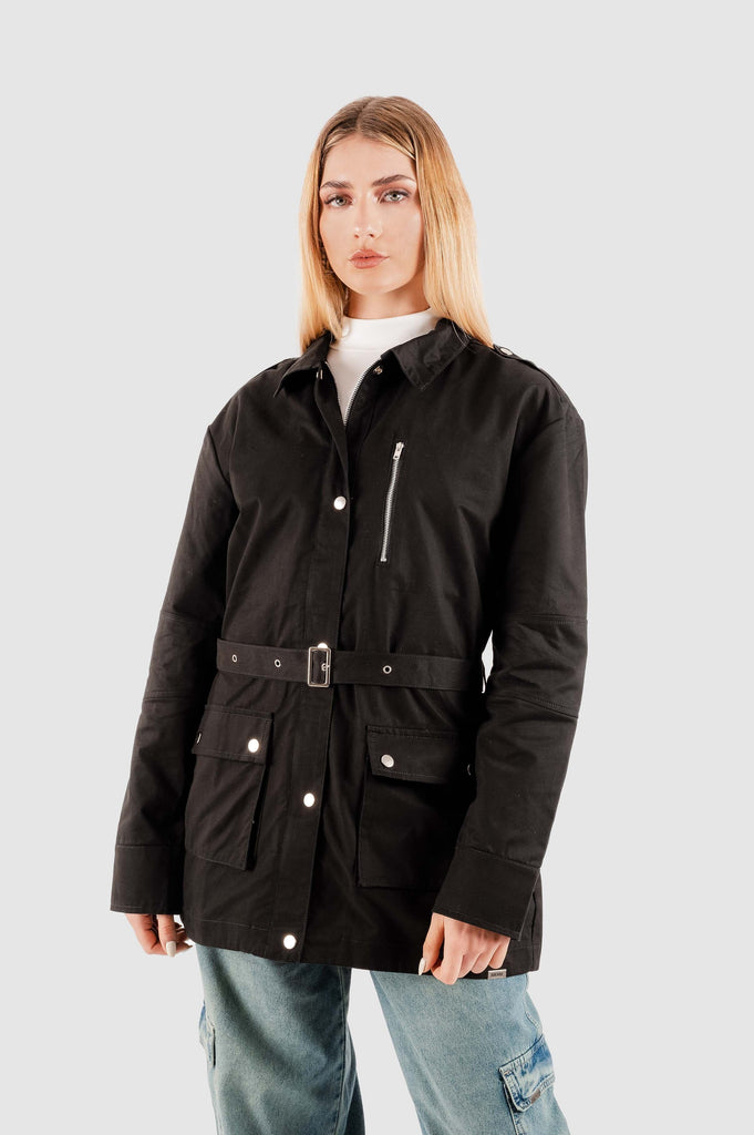 Parka Cargo Makena ABRIGOS NOW Negro XS 