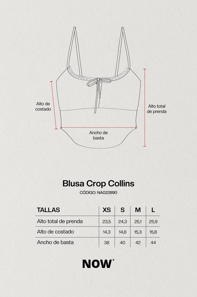 Blusa Crop Collins BLUSAS NOW 