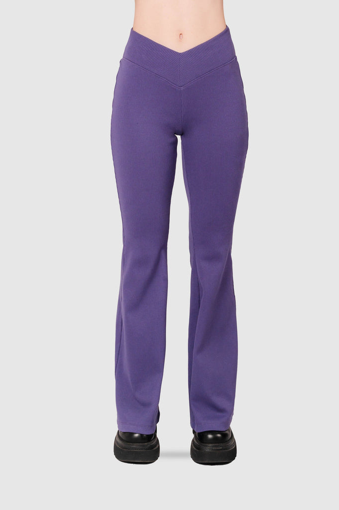 Pantalón Flare Fit Newman PANTALONES NOW Morado S 