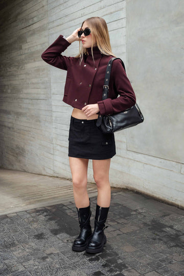 Casaca Crop Fit Alfred CASACAS NOW 