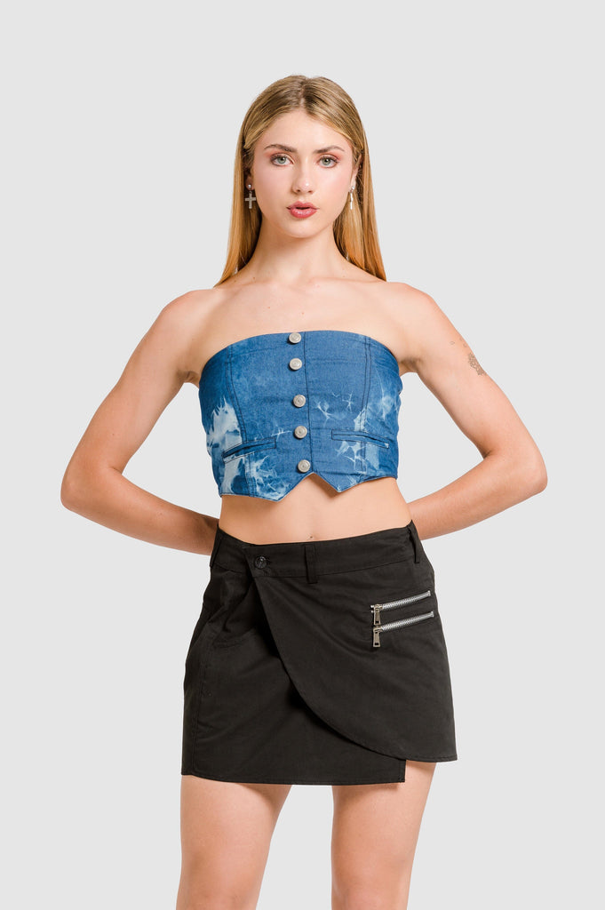 Crop Merzel CROPTOPS NOW XS Azul 