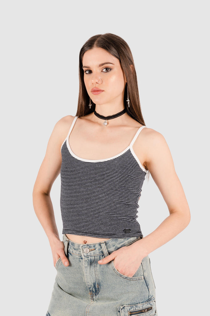 Tank Crop Roth CROPTOPS NOW Negro XS 