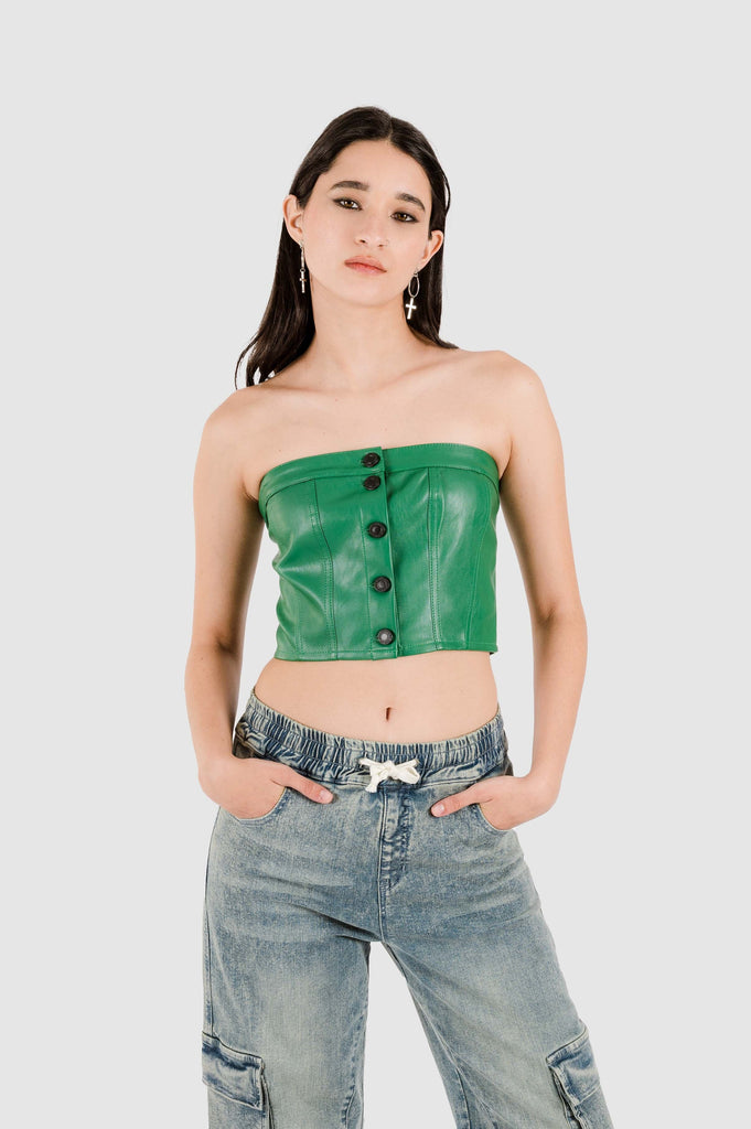 Croptop Molly CROPTOPS NOW Verde S 