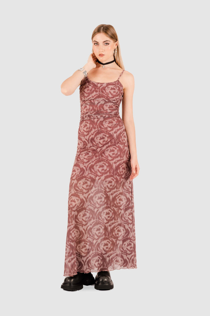 Maxi Vestido Roses VESTIDOS NOW 