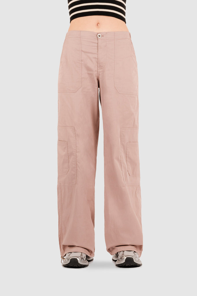 Pantalón Parachute Dynevor PANTALONES NOW Rosado XS 