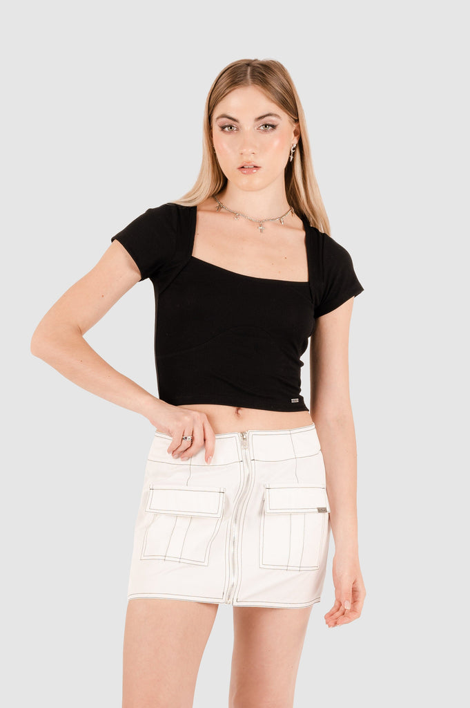 Croptop Macro CROPTOPS NOW Negro XS 