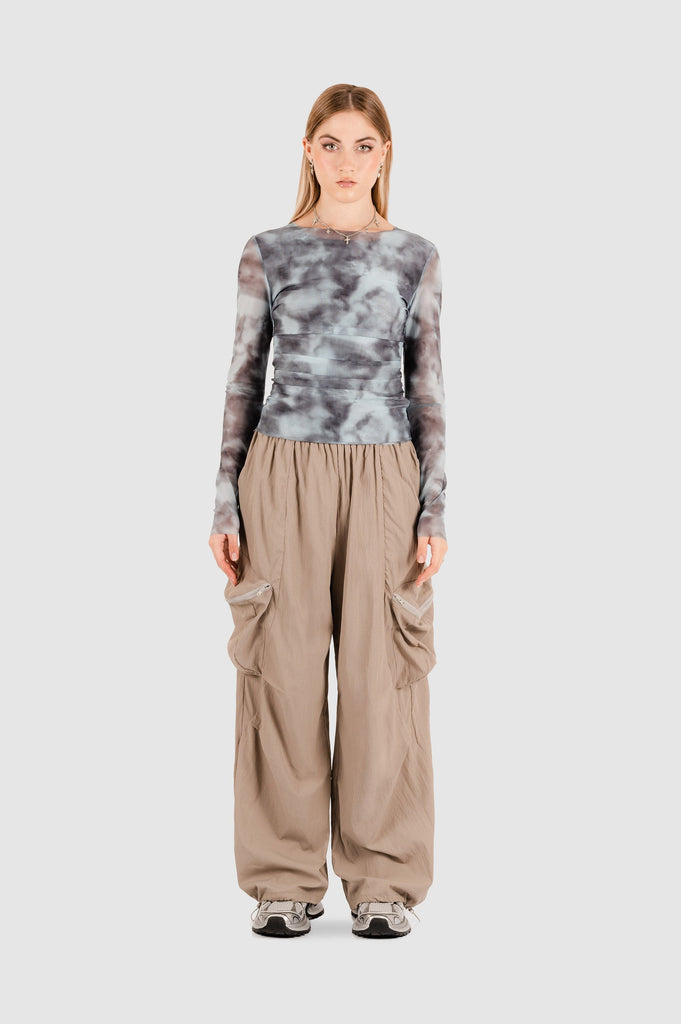 Parachute Pant Drift PANTALONES NOW Beige S 