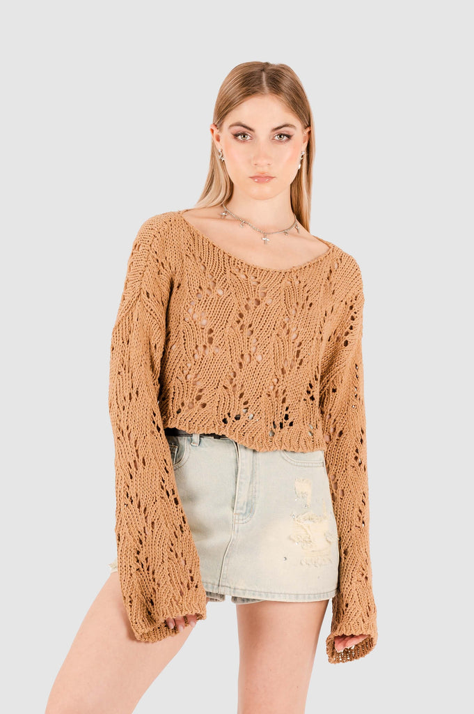 Croptop M/Larga Clay CROPTOPS NOW 