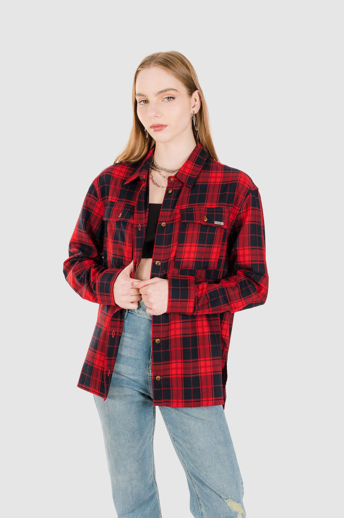 Camisa Oversize Mixie CAMISAS NOW Rojo S 