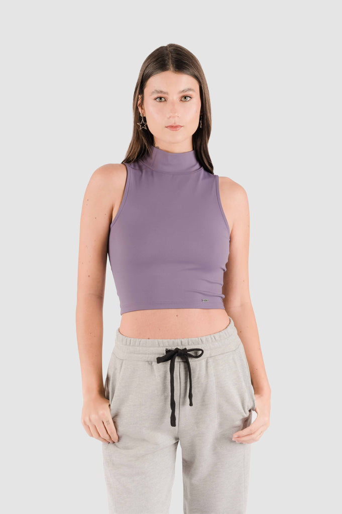 Tank Crop Margo CROPTOPS NOW Morado XS 