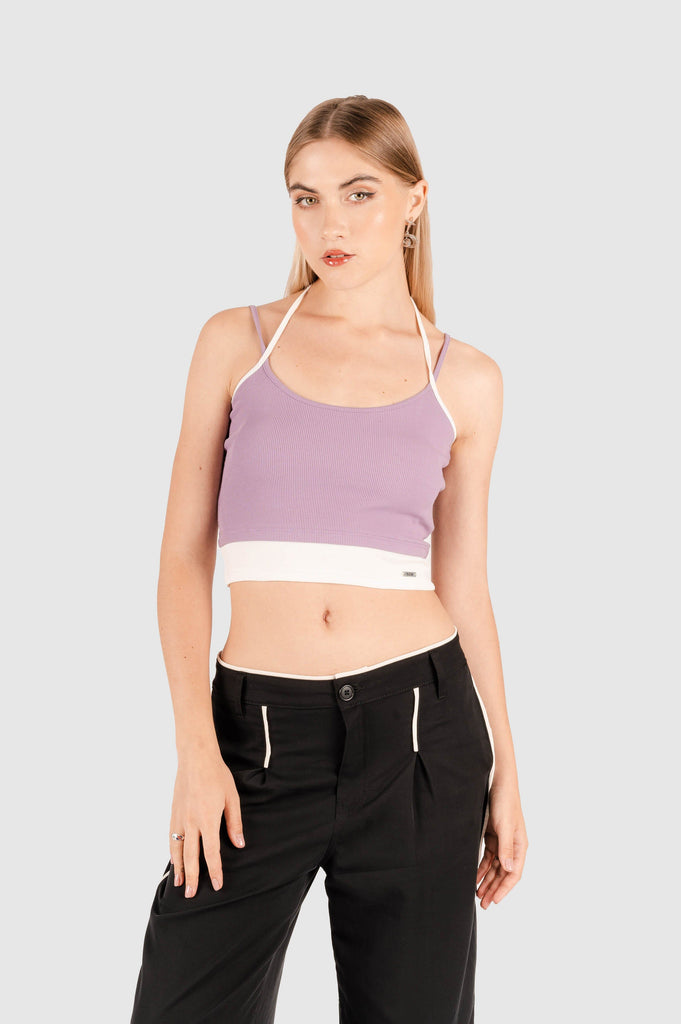 Polo Slim Fit Bugs CROPTOPS NOW Morado XS 