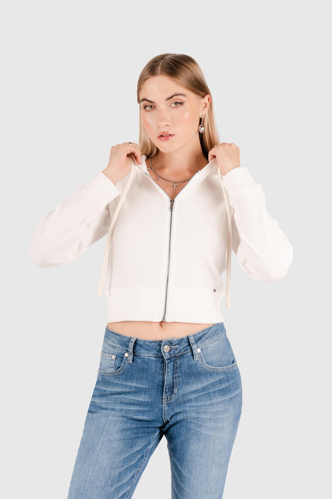 Polera Slim Fit Hardy POLERAS NOW Blanco XS 