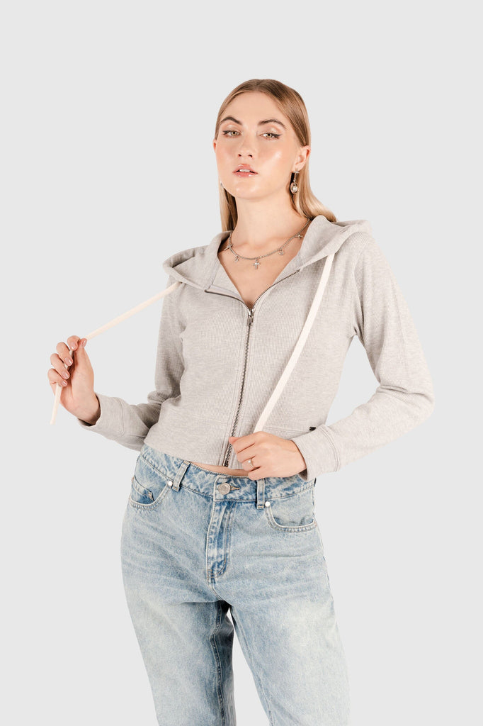 Polera Slim Fit Hardy POLERAS NOW Melange XS 
