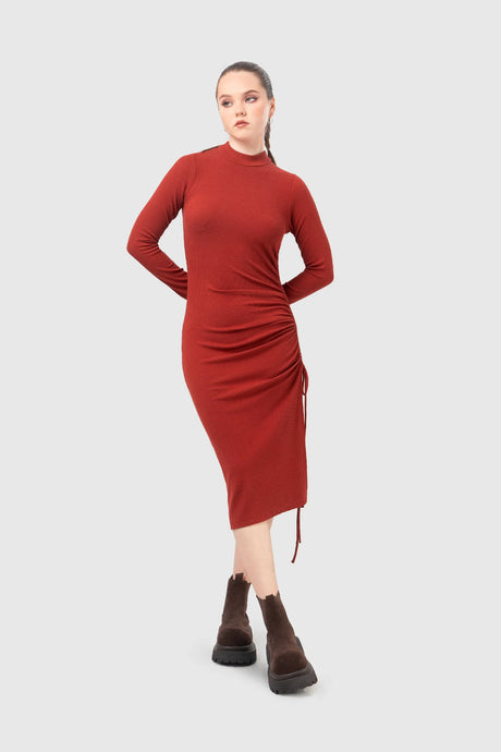 Maxi Vestido Gary VESTIDOS NOW Ocre XS 