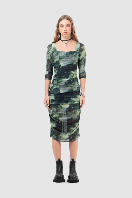 Maxi Vestido Hanzl 🇵🇪 Now Peru Verde XS 