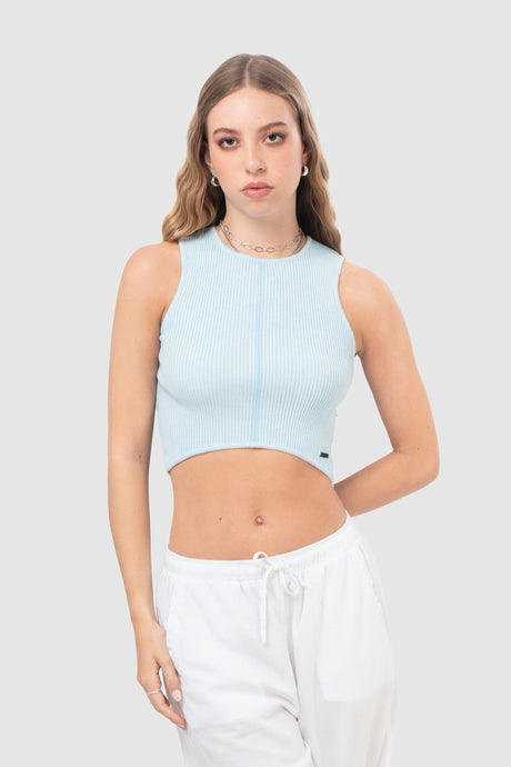 Tank Slim Fit Lidany CROPTOPS NOW Celeste XS 