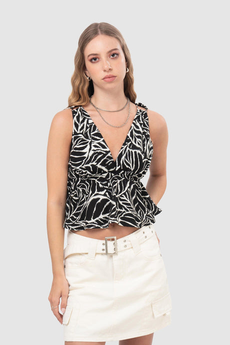 Blusa Crop Fit Azille BLUSAS NOW 
