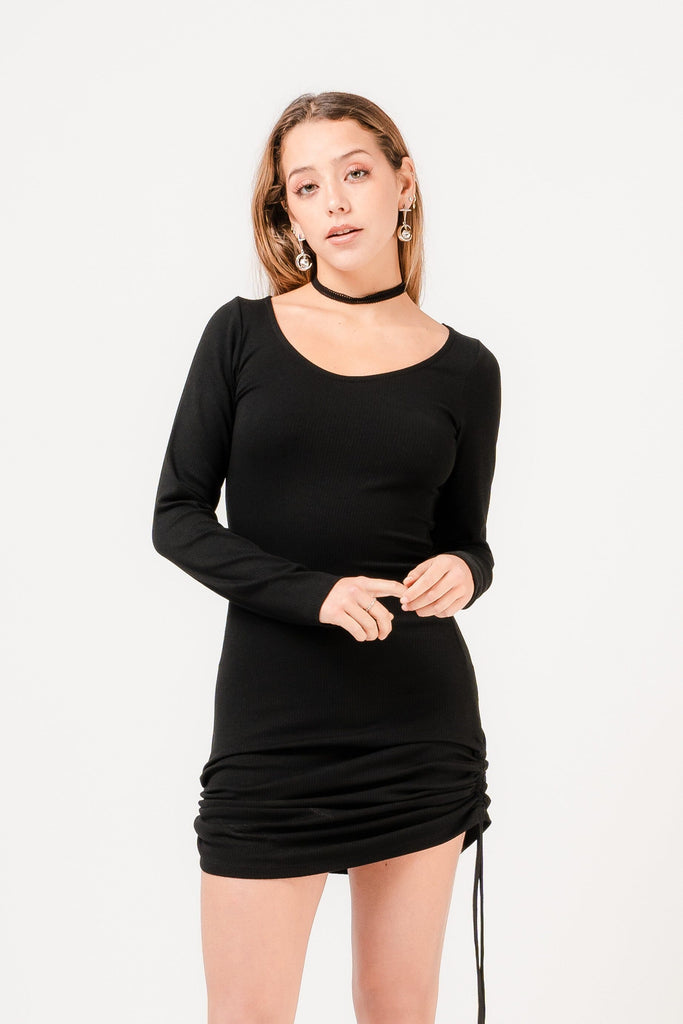 Mini Vestido Weimer VESTIDOS NOW Negro XS 