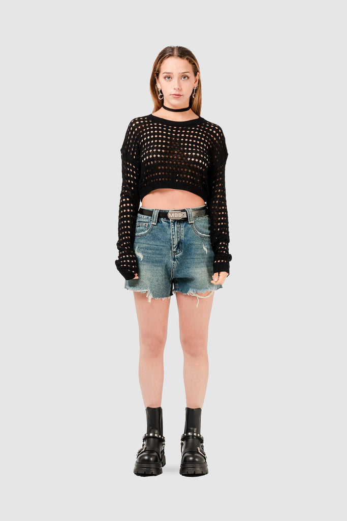 Chompa Crop Fit Calaf CHOMPAS NOW 