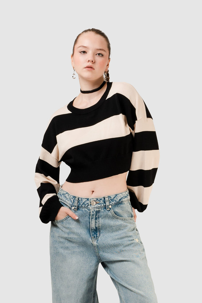 Chompa Off Shoulder Brad CHOMPAS NOW Negro S 
