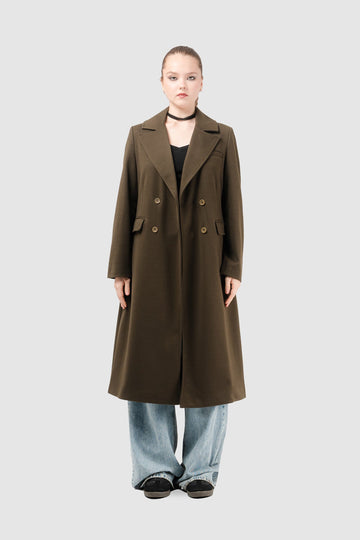 Abrigo Oversize Fit Tory ABRIGOS NOW Verde Oscuro XS 