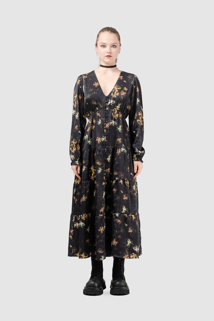 Maxi Vestido Hollan VESTIDOS NOW Azul Oscuro M 