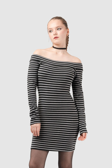Mini Vestido Steele VESTIDOS NOW Plomo XS 