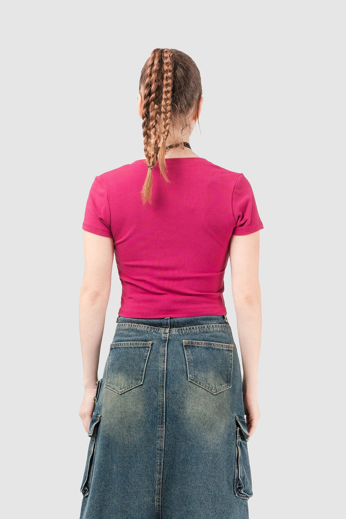 Crop Slim Fit Koffin POLOS NOW 