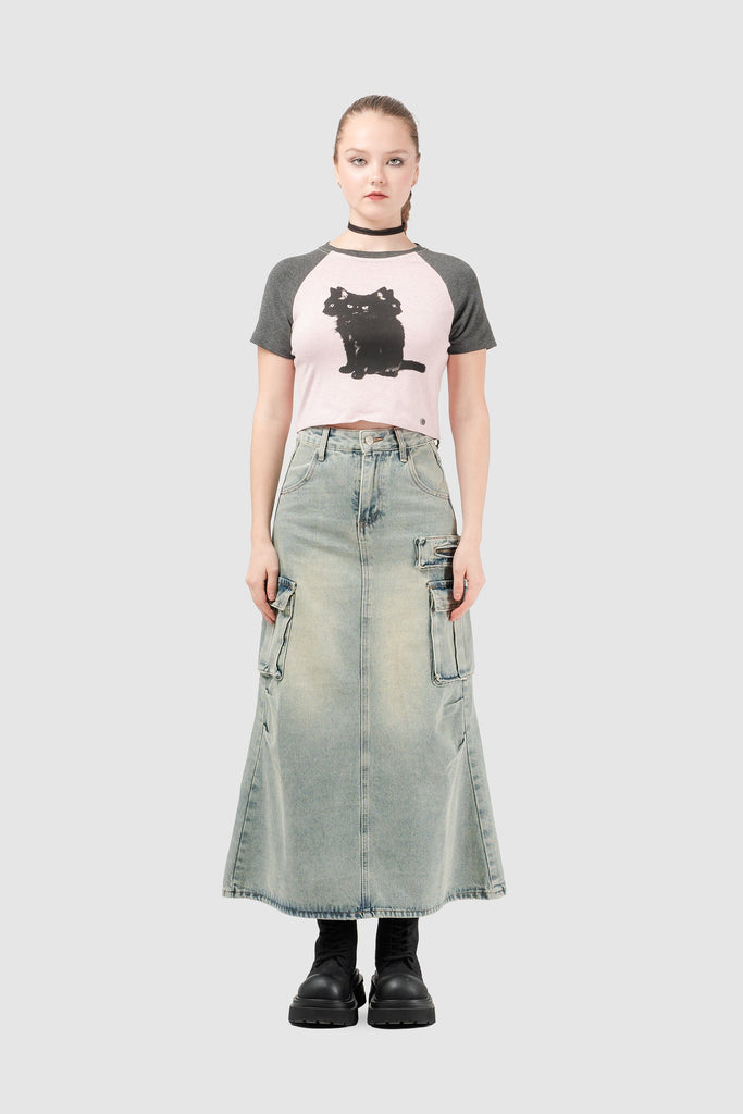 Maxi Falda Denim Irish FALDAS NOW 