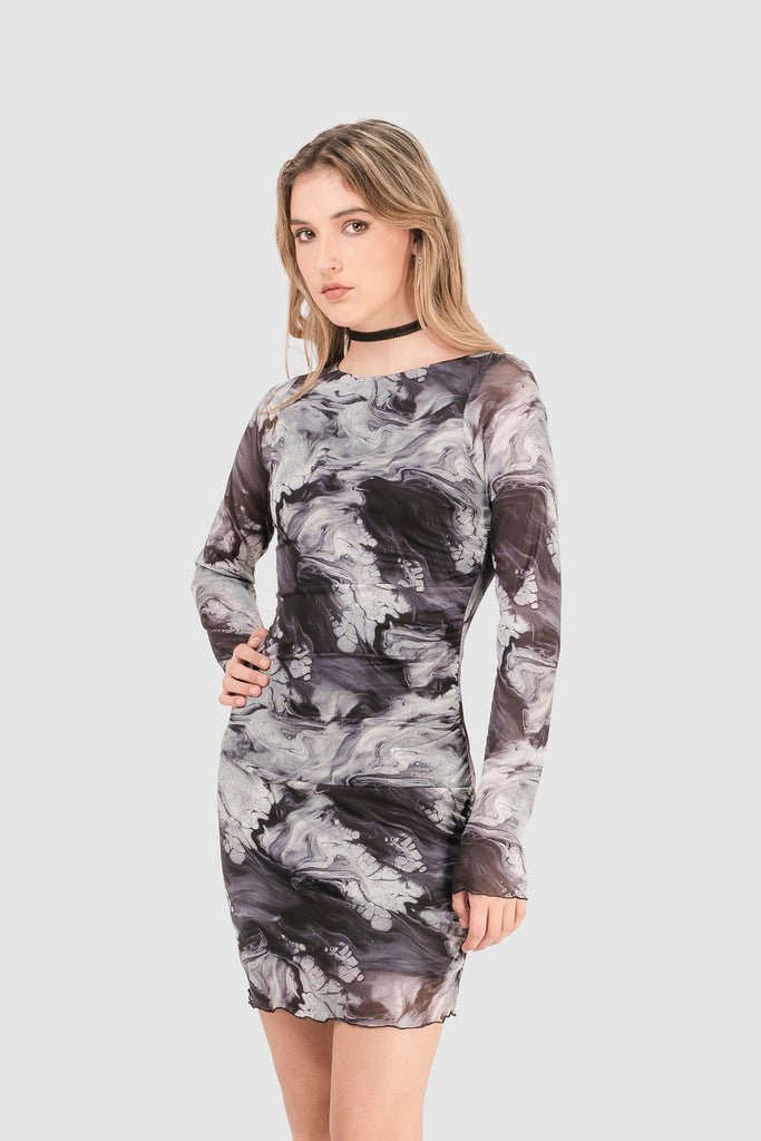 Mini Vestido Chad VESTIDOS NOW Negro XS 