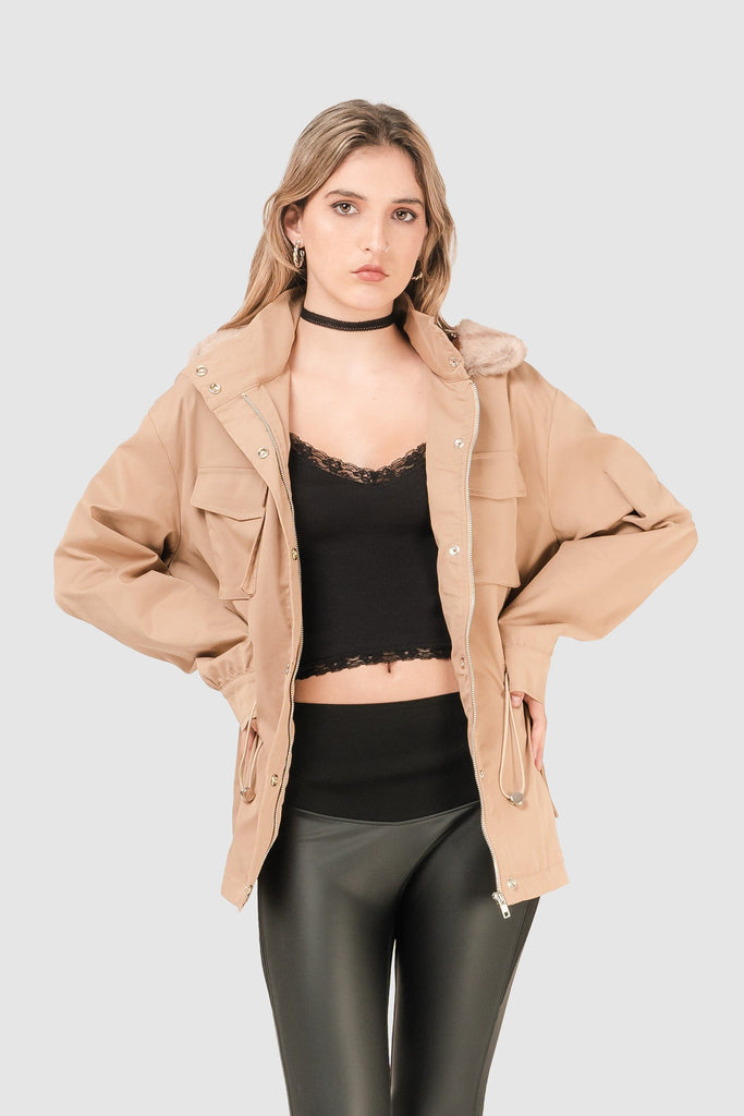 Casaca Regular Fit Markham CASACAS NOW Beige XS 