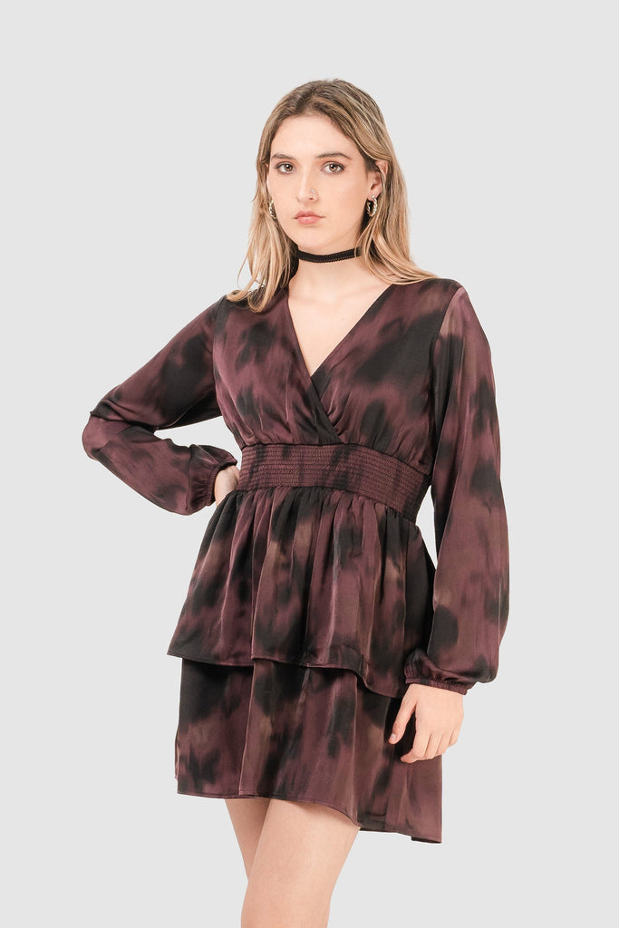 Mini Vestido Duret VESTIDOS NOW Morado S 