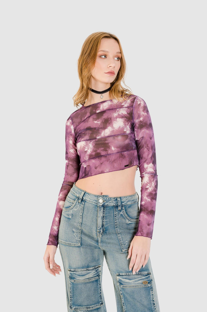 Croptop Josh CROPTOPS NOW Morado XS 