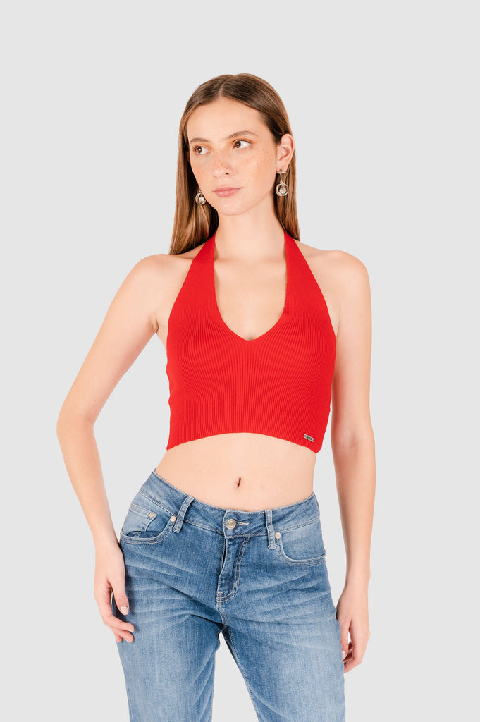 Top Tejido ARLY CROPTOPS NOW Rojo XS 