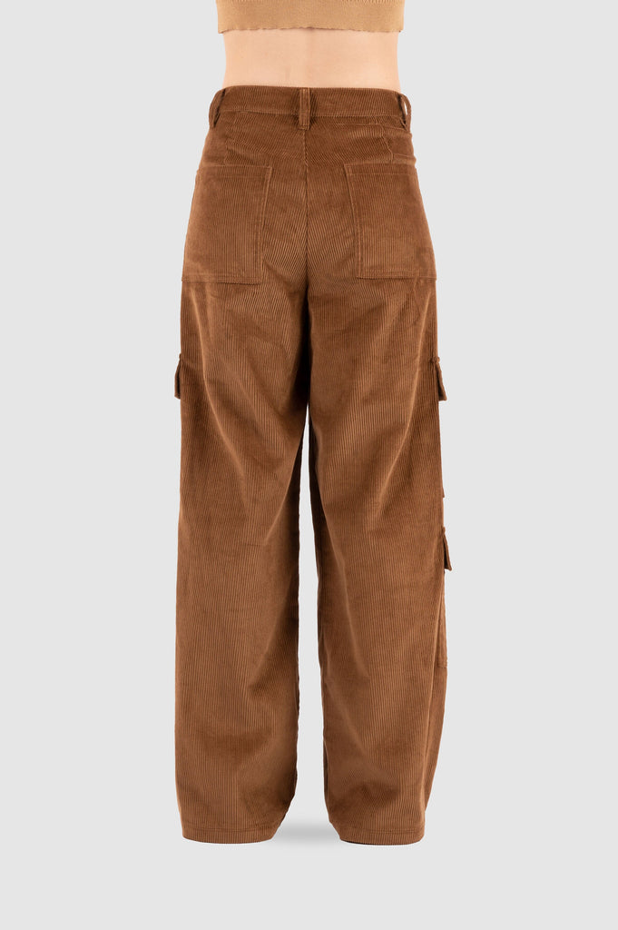 Pantalón Cargo Recto Thendy - Camel PANTALONES NOW 