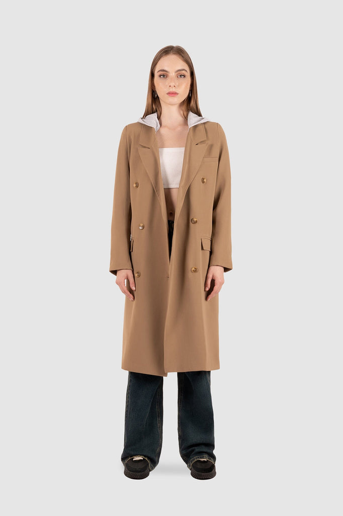 Gabardina Larga Denver - Beige ABRIGOS NOW 