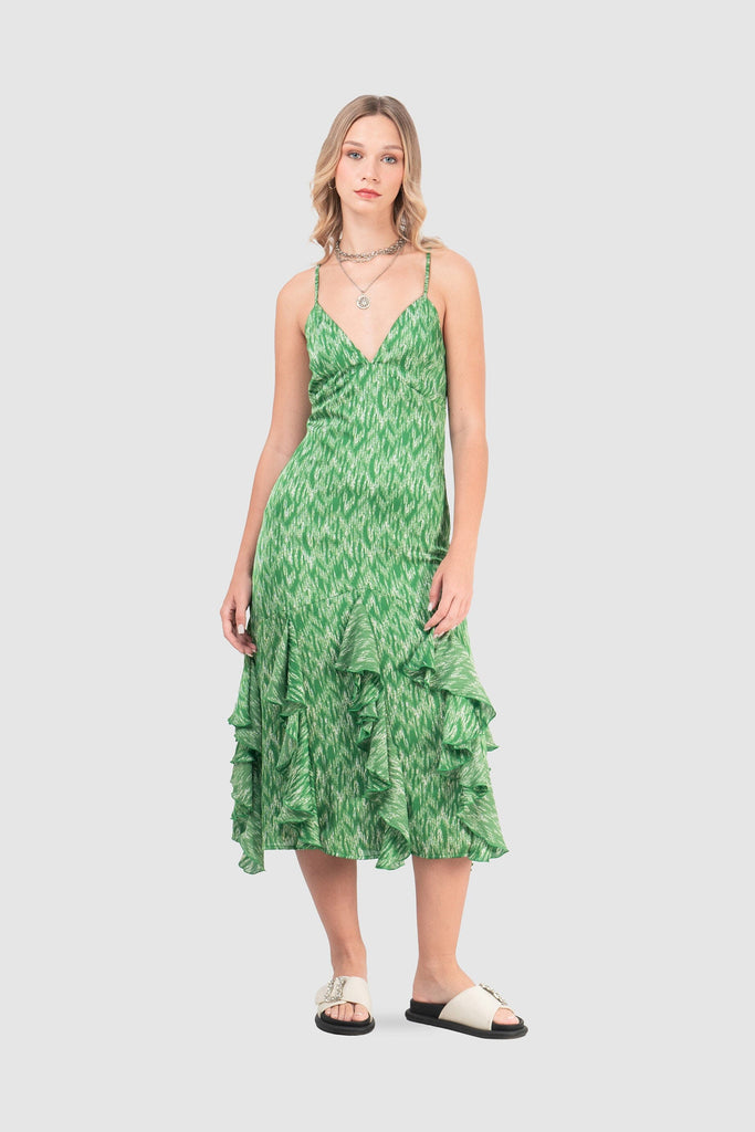 Maxi Vestido Sayed VESTIDOS NOW Verde XS 
