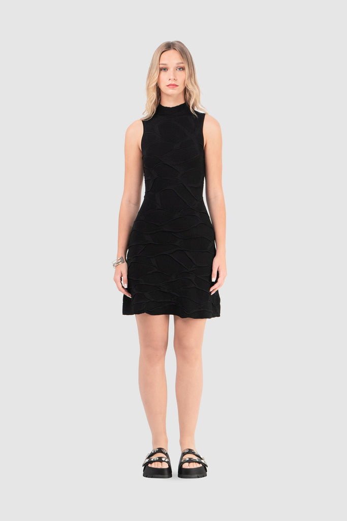 Midi Vestido Boston VESTIDOS NOW Negro S 
