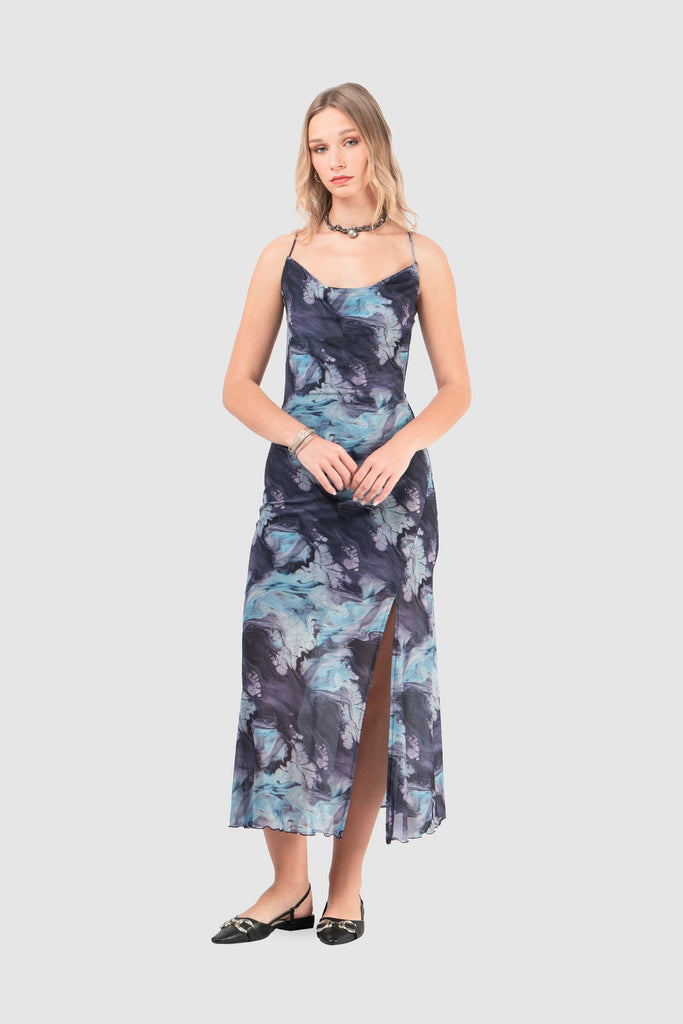 Maxi Vestido Claes VESTIDOS NOW Celeste XS 