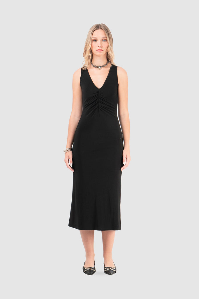 Maxi Vestido Lelong VESTIDOS NOW Negro XS 