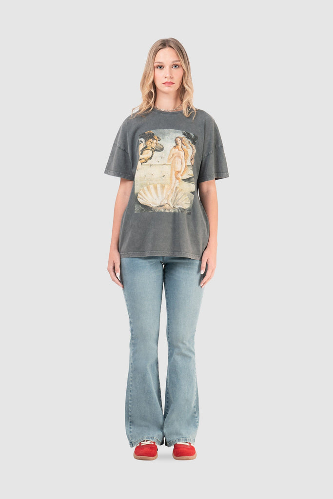 Polo Oversize Fit Venus POLOS NOW Gris Oscuro XS 