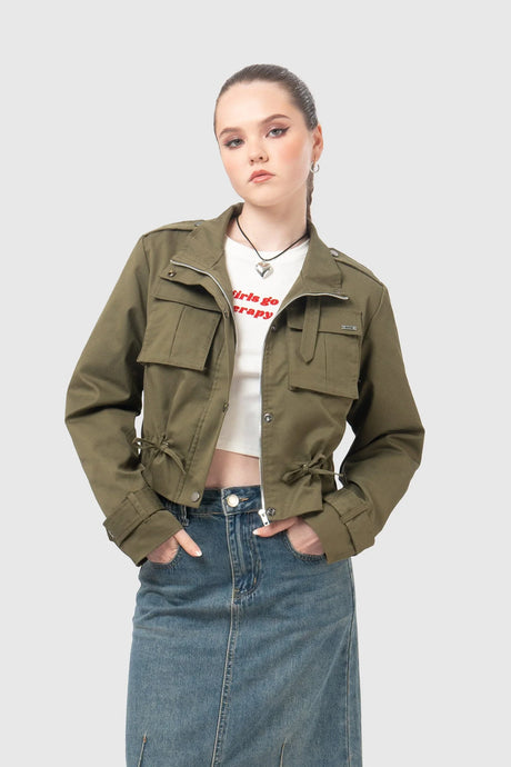 Casaca Regular Fit Glave CASACAS NOW Verde Oscuro XS 